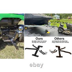 Remorque de tracteur tondeuse à gazon avec attelage, outils de jardin robustes EN SOLDE