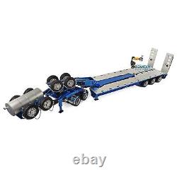 Remorque métallique robuste pour camion tracteur RC Tamiya 1/12 1/14 en stock