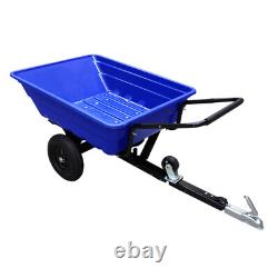 Remorque pour ATV, benne basculante, quad, ferme, robuste, pneus pneumatiques, 295 kg