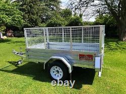 Remorque routière 6x4 avec kit de cage 6x4 authentique Apache 750KG galvanisé robuste