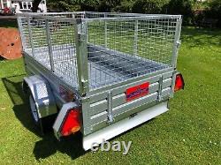 Remorque routière 6x4 avec kit de cage 6x4 authentique Apache 750KG galvanisé robuste