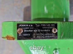 Remplacement de l'œil de remorquage pivotant Joskin / Œil de remorquage pivotant boulonné de service intensif