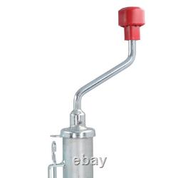 Roulette de remorque jockey crantée nervurée robuste de 48 mm, charge maximale de 750 kg au nez