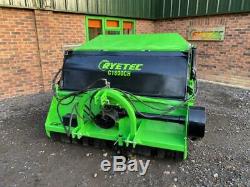 Ryetec 1.8m Heavy Duty High Tip Rotobroyeur Entrepreneur Collector Réformé