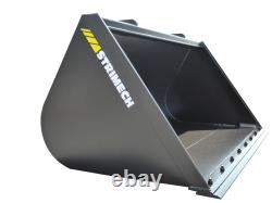 Seau de re-manipulation Strimech très robuste, 7 pieds 6, 1m3, bord de seau à boulonner