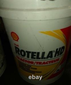 Shell Rotella 550039811 Fluide De Tracteur Lourd 5 Gallon Pail