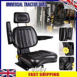 Siège universel étanche pour tracteur, dumper, chariot élévateur, tondeuse, pelle, PVC robuste<br/>
 

 