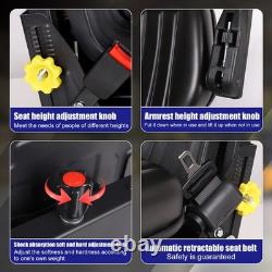 Siège universel étanche pour tracteur, dumper, chariot élévateur, tondeuse, pelle, PVC robuste<br/>
