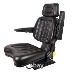 Siège universel étanche pour tracteur, dumper, chariot élévateur, tondeuse, pelle, PVC robuste
 
 <br/> 	