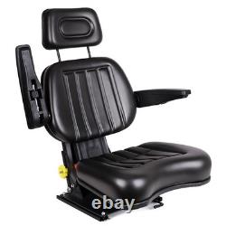 Siège universel étanche pour tracteur, dumper, chariot élévateur, tondeuse, pelle, PVC robuste
<br/>  	 
