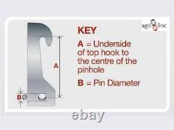 Supports de fourche pour chariot élévateur JCB / Volvo industriel à usage intensif (paire)