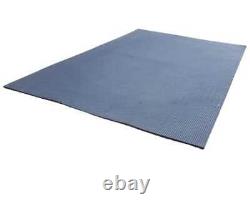 Tapis en caoutchouc 6ft x 4ft x 18mm épais, sol/animal de protection robuste