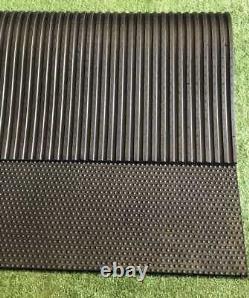 Tapis en caoutchouc 6ft x 4ft x 18mm épais, sol/animal de protection robuste