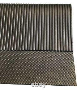 Tapis en caoutchouc 6ft x 4ft x 18mm épais, sol/animal de protection robuste