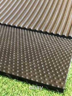 Tapis en caoutchouc 6ft x 4ft x 18mm épais, sol/animal de protection robuste