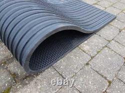 Tapis en caoutchouc 6ft x 4ft x 18mm épais, sol/animal de protection robuste