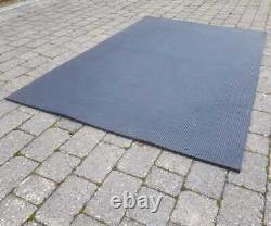 Tapis en caoutchouc 6ft x 4ft x 18mm épais, sol/animal de protection robuste