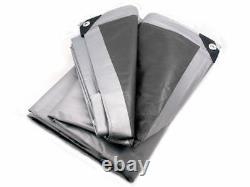 Tarpaulin Bleu Résistant À L'eau Forte Couverture Bâche 260gsm 8x6