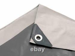 Tarpaulin Bleu Résistant À L'eau Forte Couverture Bâche 260gsm 8x6