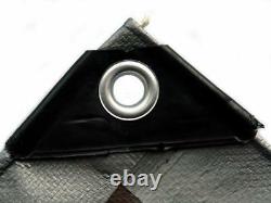 Tarpaulin Bleu Résistant À L'eau Forte Couverture Bâche 260gsm 8x6