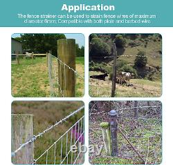 Tendeur de clôture de ferme robuste, fil de clôture de ferme, clôture de bétail, tension de clôture de fil de ferme