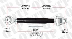 Top Link Cat 3 / 2 Boulon à rotule 380mm Haute résistance