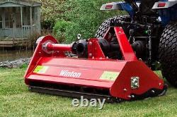Tout neuf Winton 1,25m Tondeuse à fléaux lourdePLUS TVAGRATUITE LIVRAISON