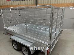 Tout nouveau remorque double essieu freinée Apache 8x5 Heavy Duty GVW 2000KG LIVRAISON AU ROYAUME-UNI