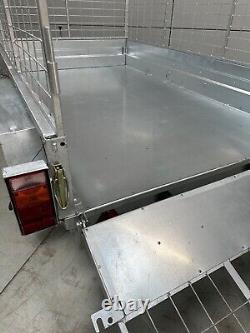 Tout nouveau remorque double essieu freinée Apache 8x5 Heavy Duty GVW 2000KG LIVRAISON AU ROYAUME-UNI