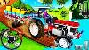 Tracteur Trolly Cargo Offroad Entraînement Réel Farming Heavy Duty Simulation Gameplay Android
