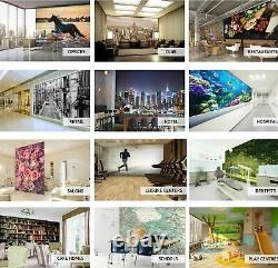 Tracteur bleu 3D I548 Papier peint mural Poster Transport Autocollants muraux Miel