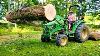 Tracteur Compact John Deere 4052r : C'est Une Bête Pour Nettoyer Les Arbres.