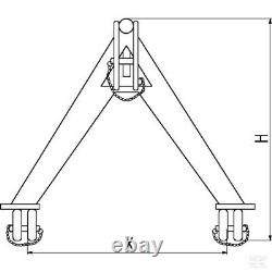 Un Cadre Hitch Rapide (cat 2) Lien Frontal 1500 KG De Poids Lourd