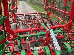 Unia Viking 8m Cultivateur De Tine De Printemps Pour Tracteur Vgc Plus Vat