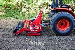 Wph130 Winton Power Harrow 1.3m De Large Pour Tracteurs Compacts